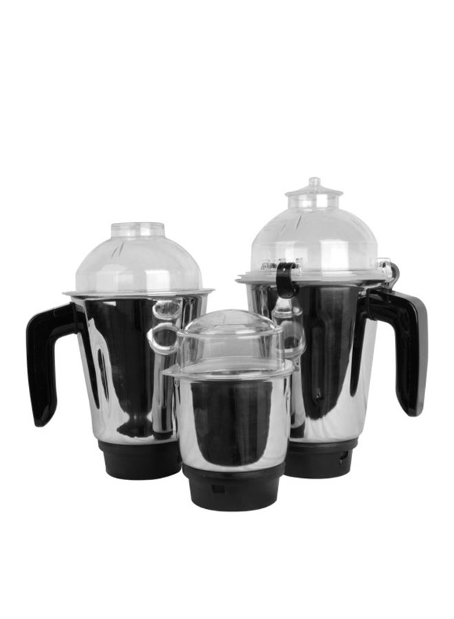 AFRA AFRA Heavy-Duty Mixer Grinder, 3 in 1, Black Gloss Finish, Stainless Steel Jars & Blades, Total Jar Capacity 2900ml, 750W, 18000 RPM Motor, ESMA, RoHS, and CB Certified, AF-7500BLBK, 2 Years Warranty 2900 ml 750 W AF-7500BLBK Black  - Image 3