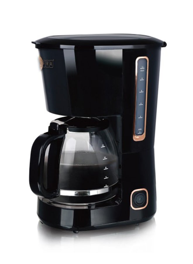AFRA Coffee Maker, 1.5L Capacity, 750W, Anti-Drip, Removable Filter, Automatic Shut Off, G-Mark, ESMA, RoHS, CB certified, AF-15750CMKBL, 2 Years Warranty 1.5 L 750 W AF-15750CMKBL Black - Image 1