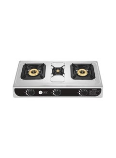 AFRA AFRA Three Burner Gas Stove, Auto Ignition, Full safety, Stainless Steel, Double Injection, G-MARK, ESMA, ROHS, and CB Certified, AF-0003GSSS, 2 years warranty AF-0003GSSS Silver  - Image 1