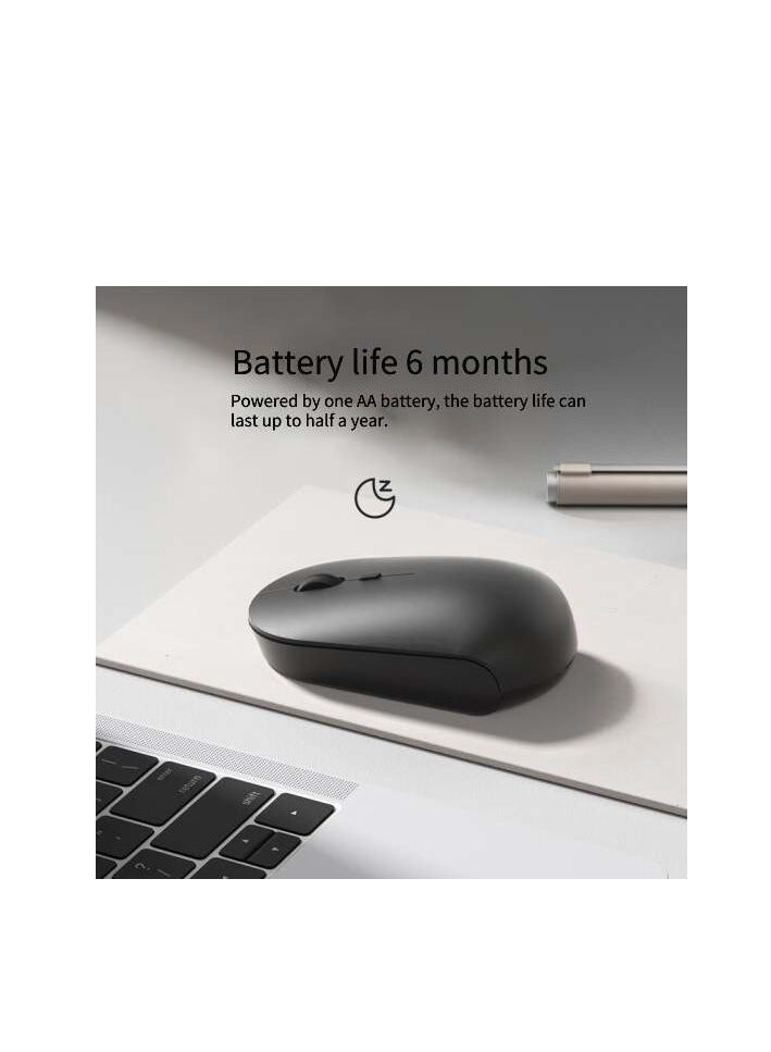HP M241 Wireless Mouse Office Mouse Home Business Office Laptop Desktop USB Interface Plug and Play Light Sound Mouse Wireless Black  - Image 3