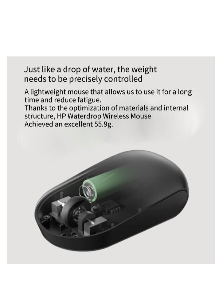 M241 Wireless Mouse Office Mouse Home Business Office Laptop Desktop USB Interface Plug and Play Light Sound Mouse Wireless Black