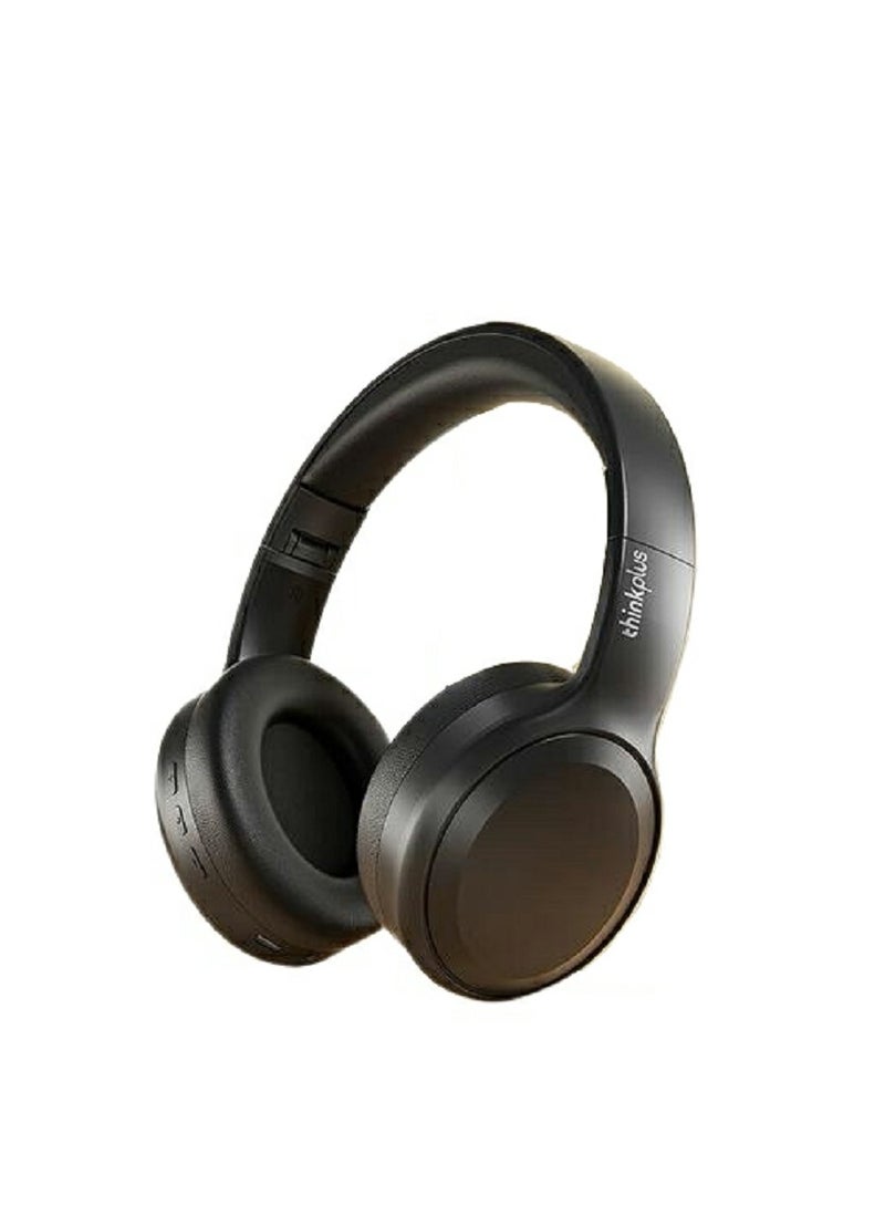 Lenovo Thinkplus TH30 Music Sports Wireless Headphones Black - Image 1