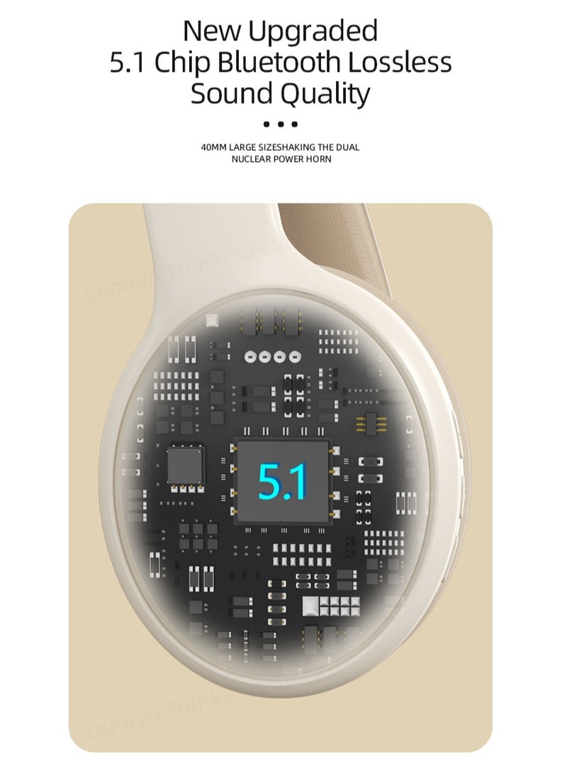 Lenovo Thinkplus TH30 Music Sports Wireless Headphones Black - Image 3