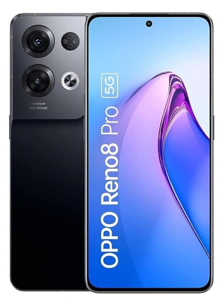 OPPO Reno8 Pro 5G Dual SIM 12GB RAM 256GB ROM Black - International Version  - Image 1