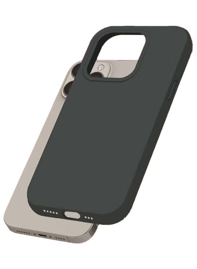 MARGOUN Case Cover for  Apple iPhone 15 Pro Max, Silicone Case Full Body Protective Cover Shockproof Slim Phone Case Anti-Scratch Soft Microfiber Lining Grey - Image 1