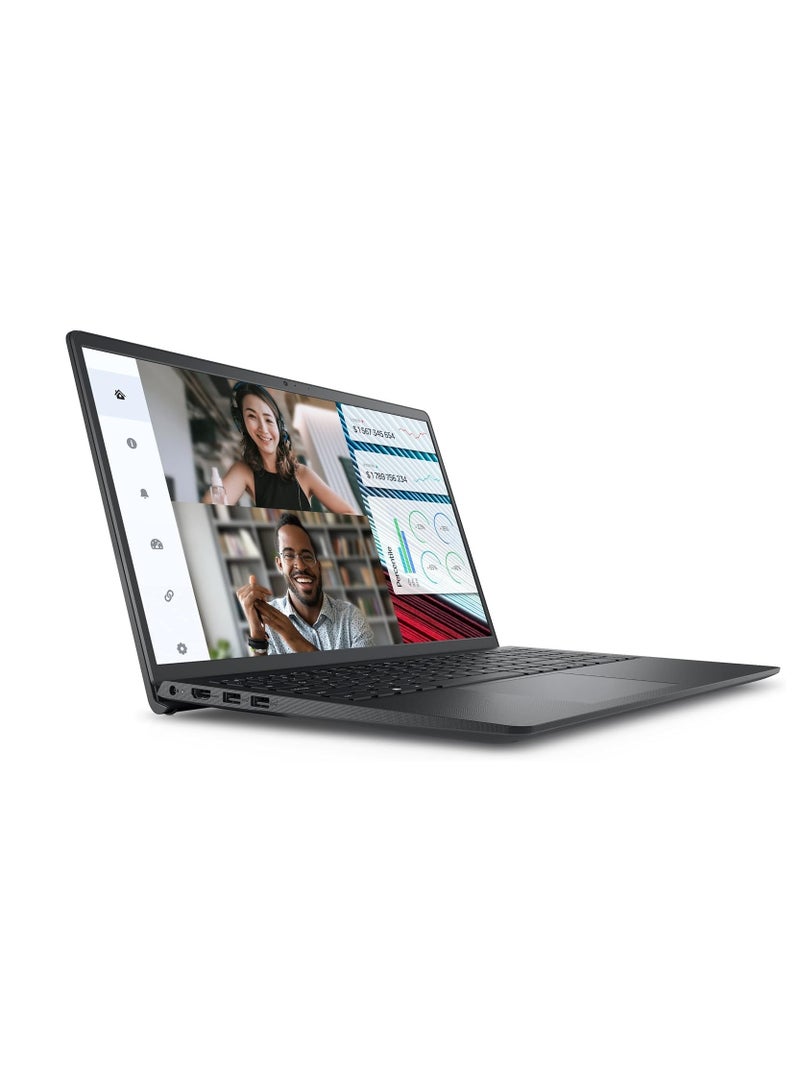 DELL - Vostro 3520 Laptop With 15.6-inch FHD 120Hz / Intel Core i5-1235U / 8GB RAM / 512GB SSD / Nvidia GeForce MX550 2G DDR6 / Ubuntu - English/Arabic Black - Image 1