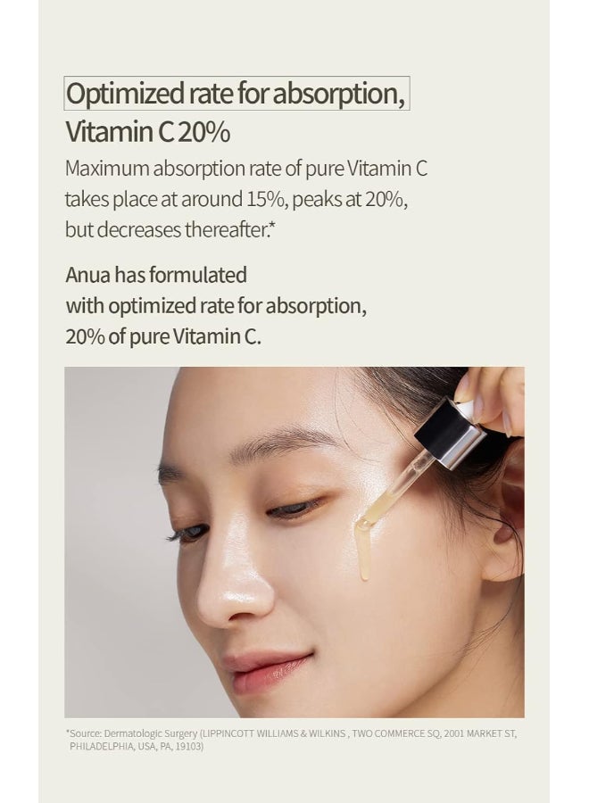Anua - Green Lemon Vitamin C Serum With Vitamin E, Hyaluronic And Ferulic Acid - 20ml - Image 1