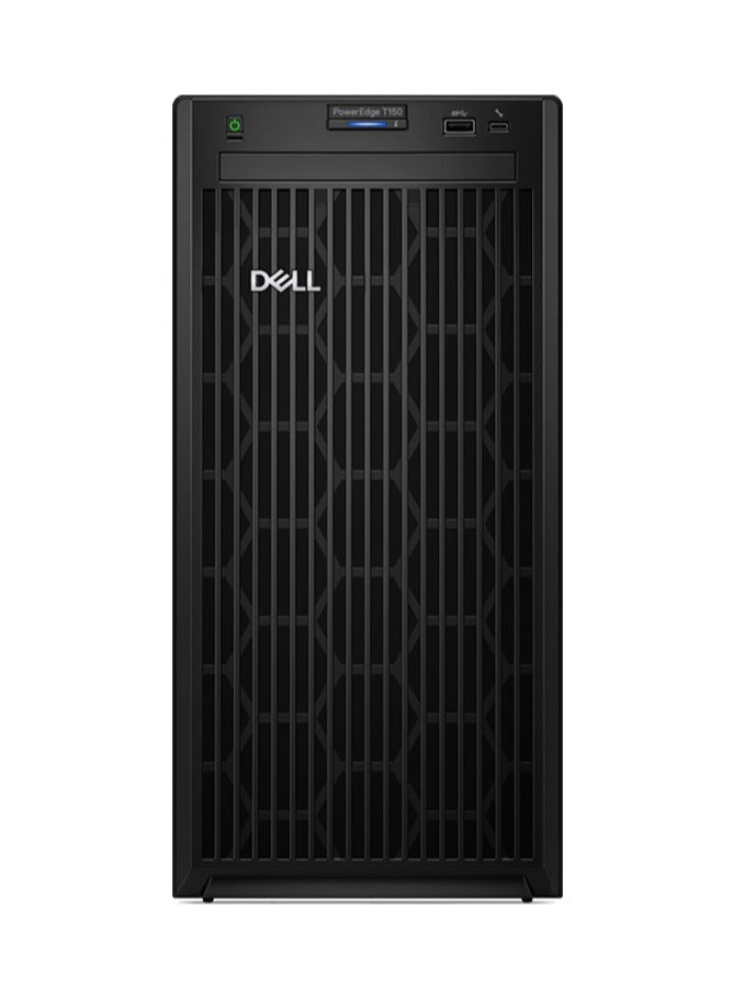DELL PowerEdge T150 Tower Server Intel Xeon E-2314 16GB 2TB SATA   3 Year Black  - Image 1