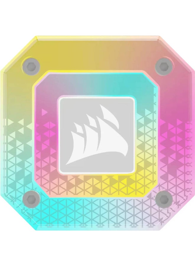 CORSAIR iCUE H100i ELITE CAPELLIX XT White Liquid CPU Cooler – 240mm Radiator, Dual 120mm AF RGB ELITE Fans, Ultra-Bright Capellix RGB Pump, Zero RPM Mode, Quiet High-Performance Cooling, Pre-Applied XTM70 Paste, Intel & AMD Compatible | CW-9060072-WW White - Image 4