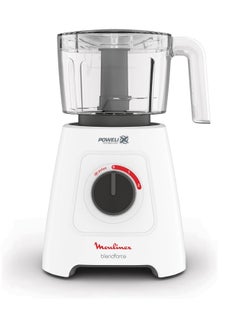 Moulinex Blendfroce Blender, 800 Watt, 2 Liters, XL Chopper - 2 L 800 W LM42X2EG White  - Image 2