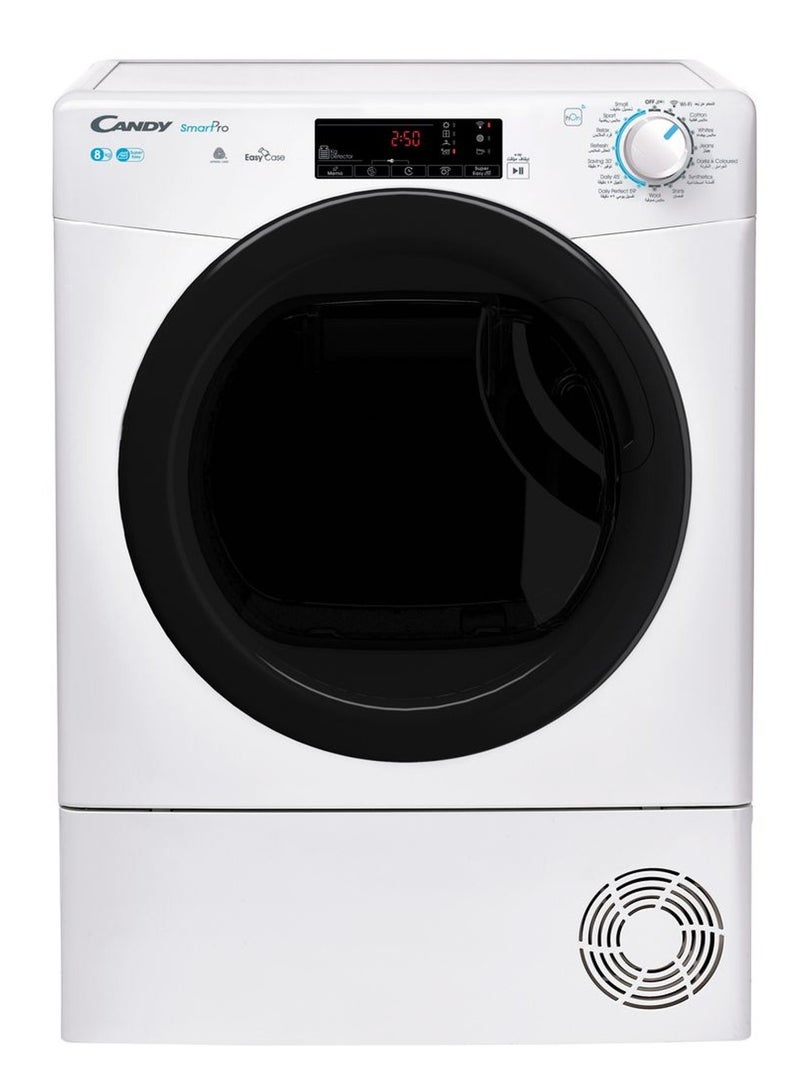 CANDY Front Load Condenser Dryer 8 kg CSOEC8TBE-19 White - Image 1