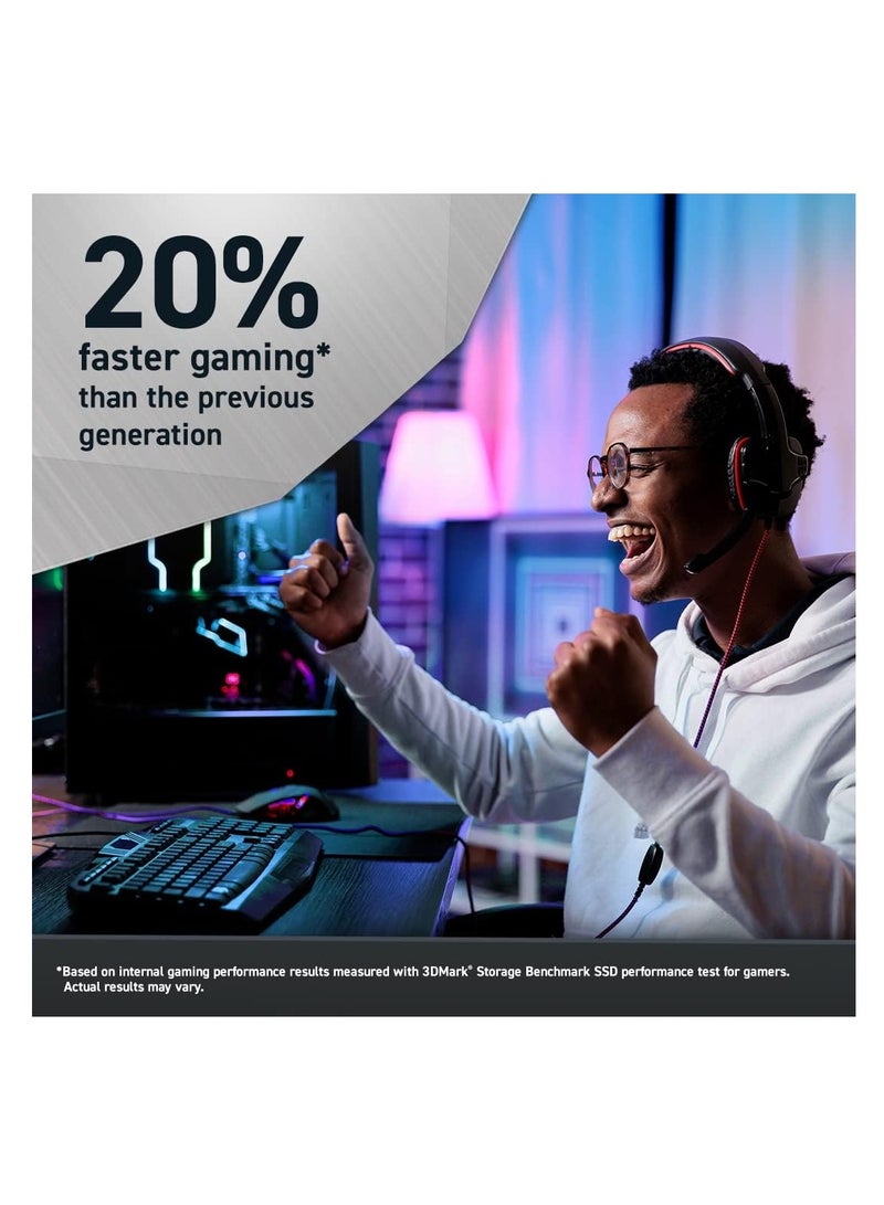 crucial T700 2TB PCIe Gen5 NVMe M.2 Internal SSD, Up to 12400 MB/s Read & 11800 MB/s Write Speed's, 232-layer TLC NAND, Up to 1200TB Endurance, 1.5 Million Hours MTTF, Black | CT2000T700SSD3 2 TB - Image 4