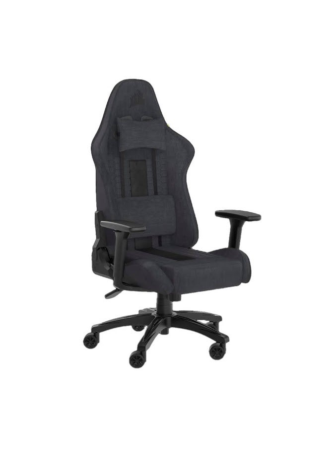 CORSAIR TC100 RELAXED Gaming Chair - Fabric Black/Grey  - Image 1
