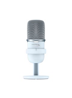 هايبركس HyperX SoloCast- ترقية 24 بت - ميكروفون USB مكثف للألعاب، للكمبيوتر الشخصي، PS4، وMac، مستشعر النقر لكتم الصوت، نمط قطبي قلبي، الألعاب، البث، البودكاست، Twitch، YouTube، Discord  - Image 1