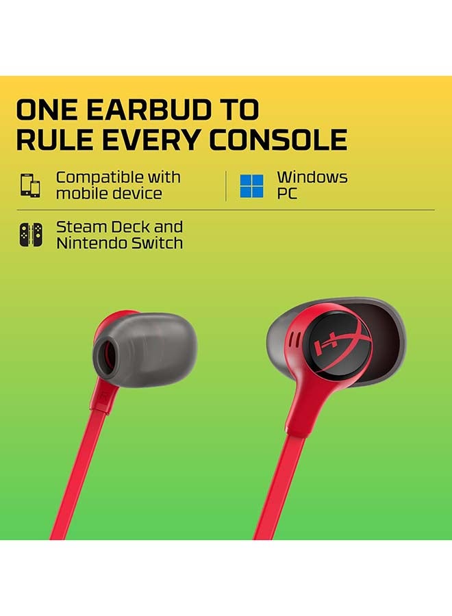 هايبركس سماعات أذن للألعاب HyperX Cloud II مع ميكروفون باللون الأحمر - Image 5