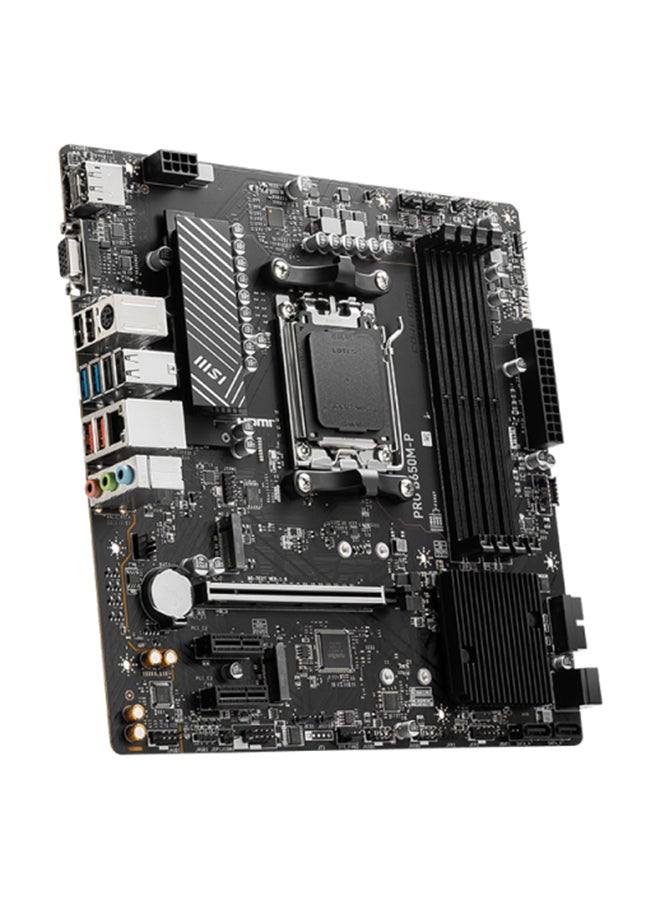 MSI - Pro B650M-P AM5 mATX Motherboard, AMD B650 Chipset, 4x DDR5 Slots, 192GB Max Memory, 1x PCI-E x16, 2x M.2 Storage Slot, 4x SATA 6G, Realtek 8125BG 2.5G LAN, HDMI / DP / VGA | 911-7E27-001 - Image 1