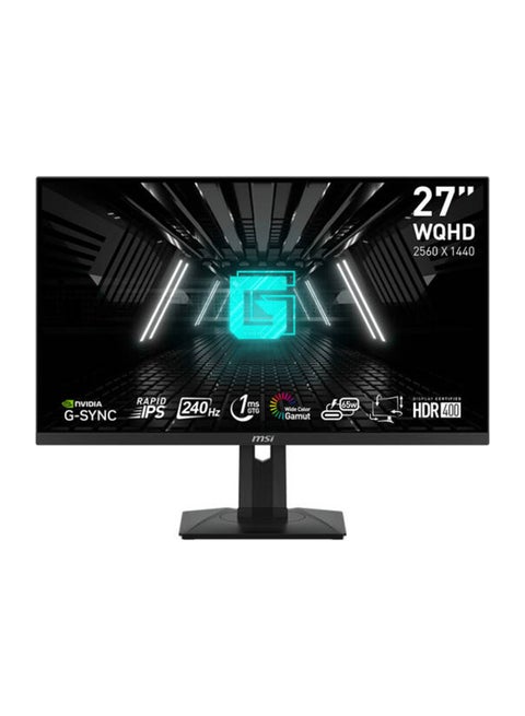 G274QPX Gaming Monitor, 27" WQHD Rapid IPS, 240Hz Refresh Rate, 1ms (GtG) Response Time, NVIDIA G-Sync Technology, 1.07B Color Support, Narrow Edge-to-Edge Bezel, Black Black