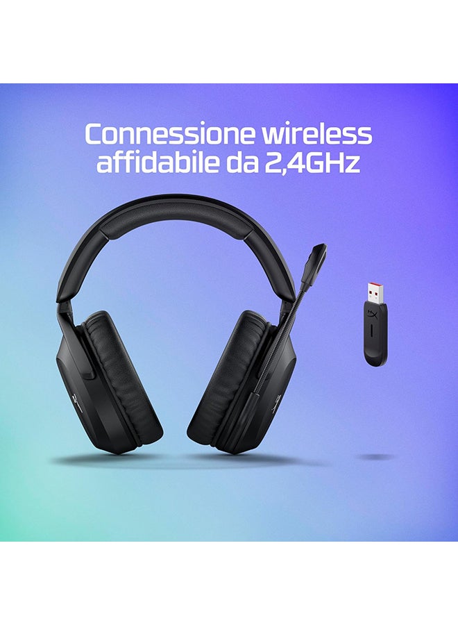 HYPERX - Cloud Stinger 2 – USB Wireless Gaming Headset for PC- Black - Image 1