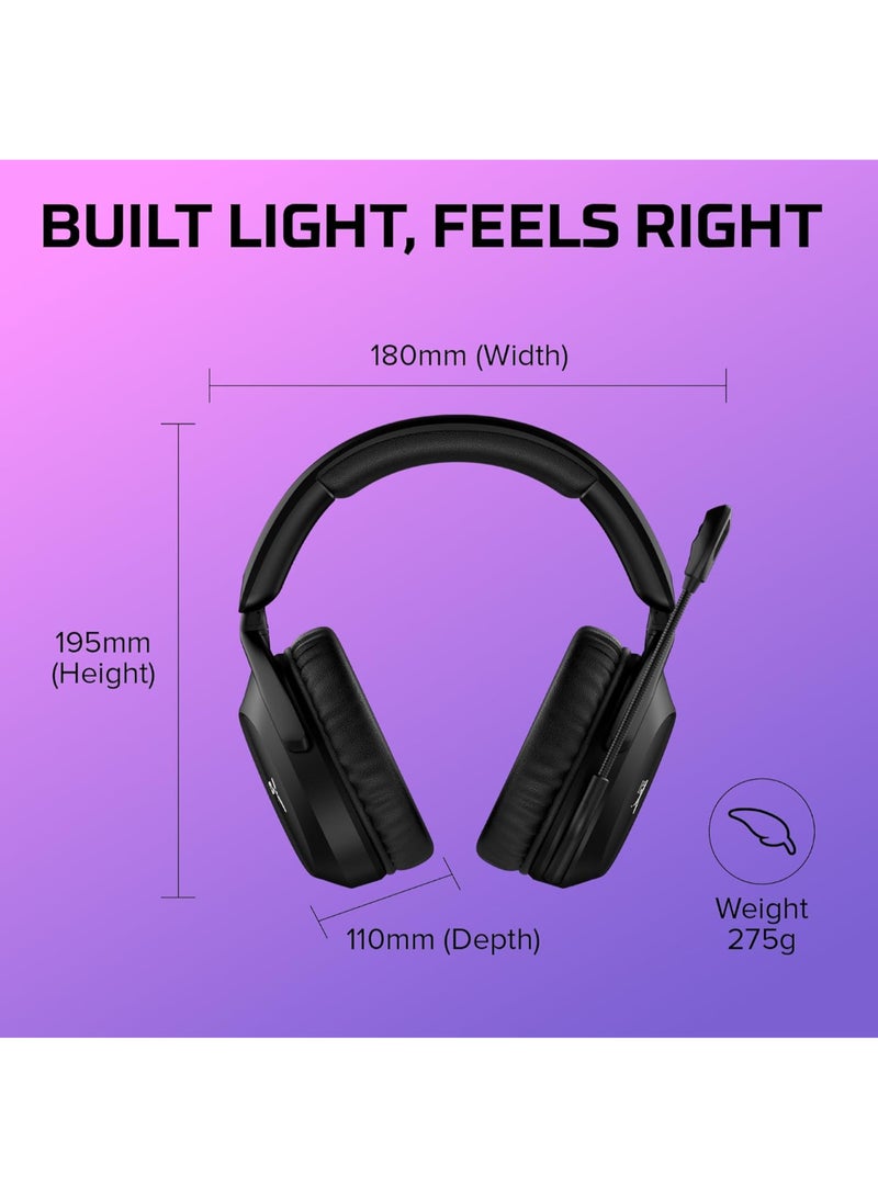 HYPERX - Cloud Stinger 2 – USB Wireless Gaming Headset for PC- Black - Image 1