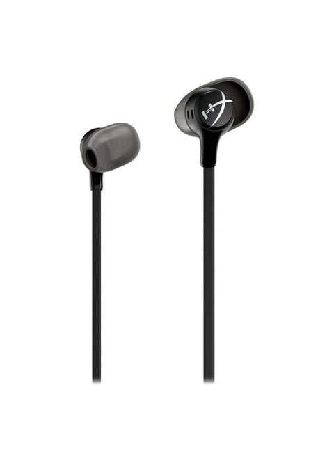 Cloud Earbuds II Wired Gaming with Mic Black
