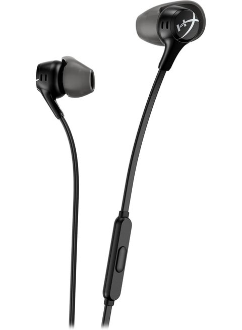 Cloud Earbuds II Wired Gaming with Mic - Black