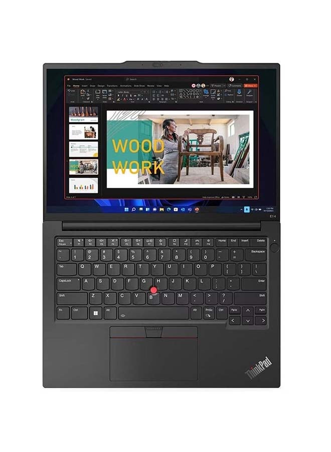 Lenovo - ThinkPad E14 Gen 5 (2023) (Upgraded Version) Laptop With 14-Inch Display, Core i5-1335U Processor/8GB RAM/512GB SSD/Intel Iris Xe Graphics/Windows 11 Pro English Black - Image 1