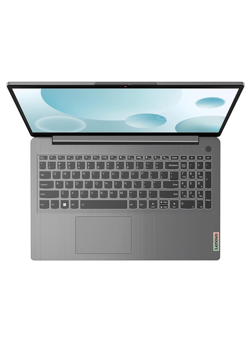 Lenovo - Ideapad 1 Laptop With 15.6-Inch Display, Core i7-1255U Processor/8GB RAM/512GB SSD/Intel Iris XE Graphics/Windows 11 English/Arabic Cloud Grey - Image 1