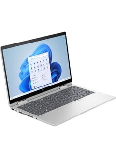 Envy X360 14-es1023dx (Upgraded Version) Laptop With 14-Inch FHD IPS Display, Core 7-1150U Processor/16GB RAM/ 512GB SSD/Intel Iris Xe Graphics/Windows 11 Finger Print Reader English Silver - pnsku/N70069226V/45/_/1715594943/6908c24c-d38b-437c-99a5-847634f20544