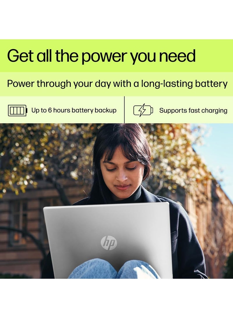 HP - Pavilion 15 (Upgraded Version) Laptop With 15.6-Inch FHD Display, Core i5 Processor/16GB RAM/512GB SSD/Intel Iris XE Graphics/Windows 11 + Free Mouse English/Arabic Silver - Image 1