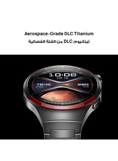 HUAWEI Watch 4 Pro Space Edition Smartwatch, Spherical Sapphire Glass, Health At A Glance, eSIM Cellular Calling, Fresh-New Activity Rings, Compatible With Andriod & iOS + Scale Grey  - Image 2