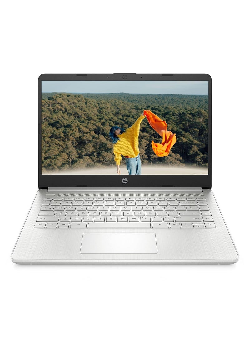 HP - Newest Sleek & Slim 14 (Upgraded Version) Laptop With 14-Inch FHD Display, Core i5 Processor/32GB RAM/512GB SSD Nvme /Intel UHD Graphics/Windows 11/Lan card Port English/Arabic Grey - Image 1