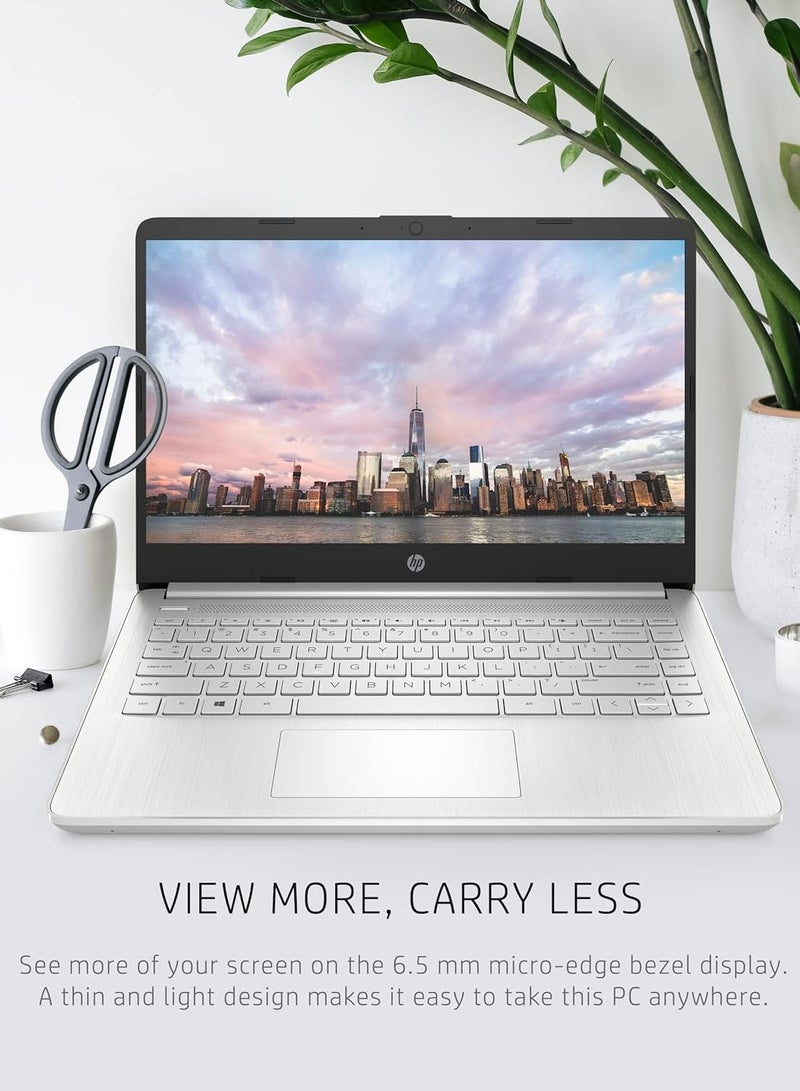 HP - Newest Sleek & Slim 14 (Upgraded Version) Laptop With 14-Inch FHD Display, Core i5 Processor/32GB RAM/512GB SSD Nvme /Intel UHD Graphics/Windows 11/Lan card Port English Grey - Image 1