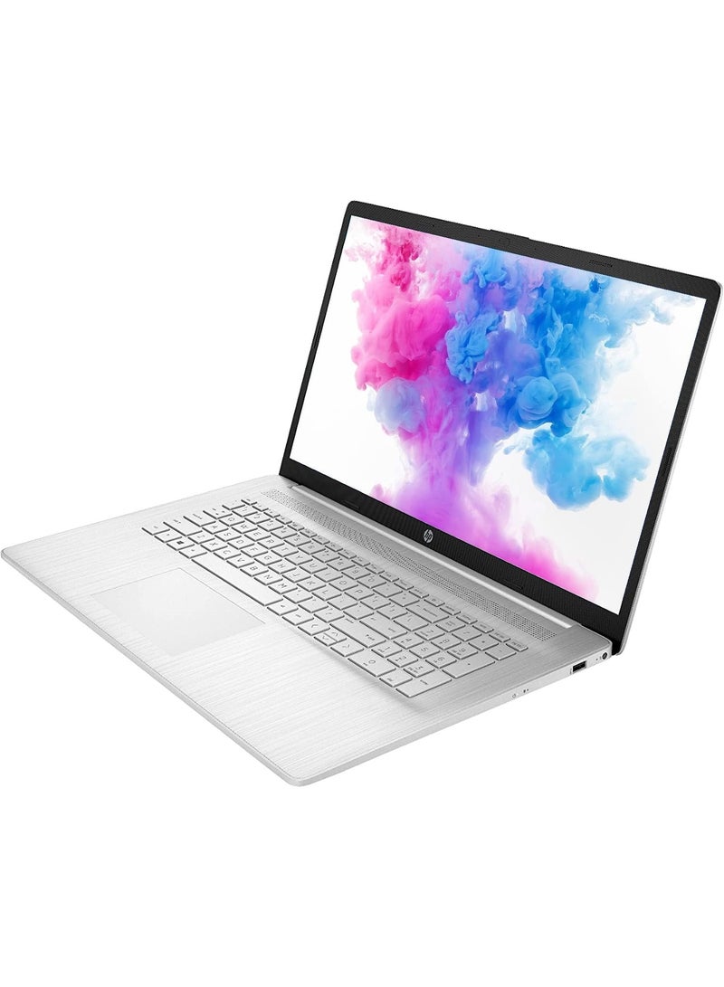 HP - Newest (Upgraded Version) Laptop With 17 Inch WUXGA Display, Core i5 Processor/16GB RAM/1TB SSD/Intel Iris Xe Graphics/Windows 11 + Free Mouse Arabic Natural Silver Arabic Natural Silver - Image 1