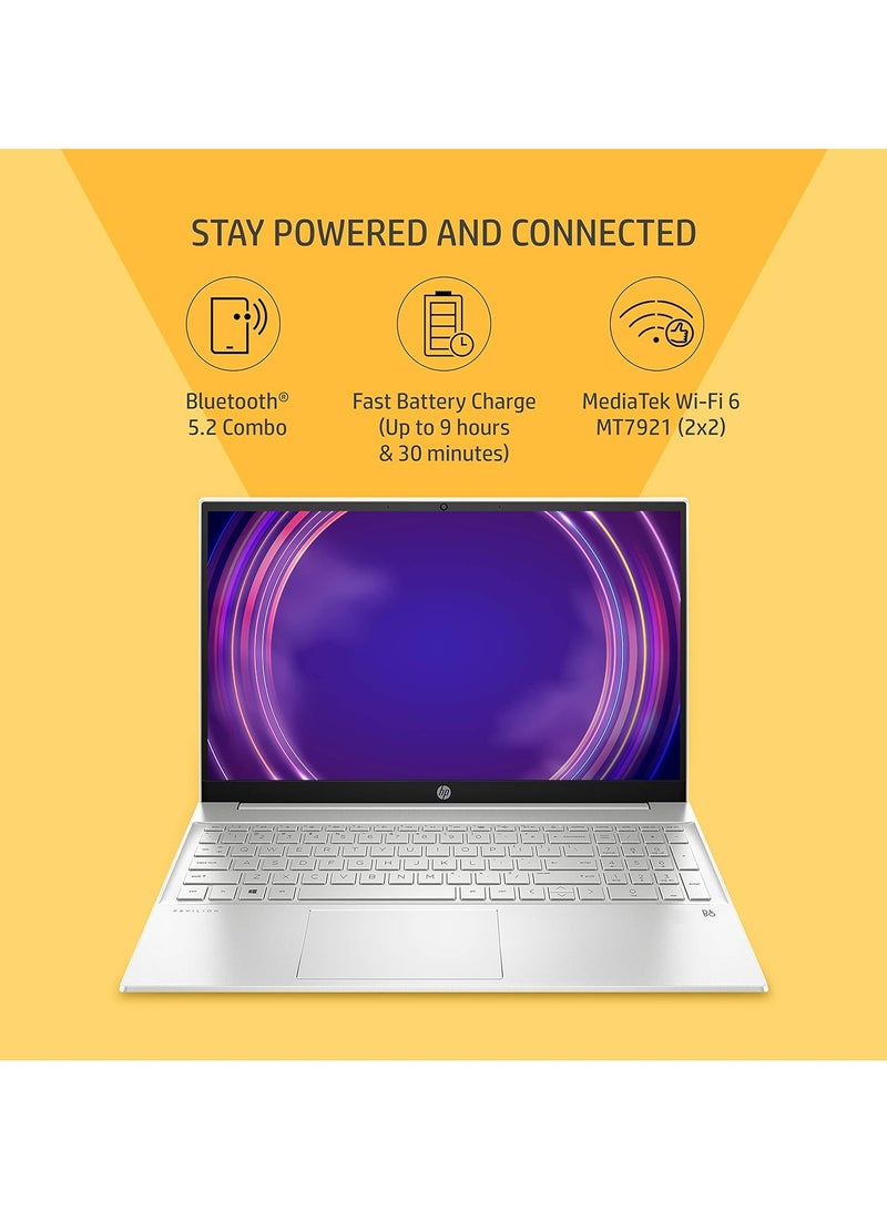HP - Pavilion 15 (Upgraded Version) Laptop With 15.6-Inch FHD Display, Core i5 Processor/16GB RAM/1TB SSD/Intel Iris XE Graphics/Windows 11 + Free Mouse English Grey - Image 1