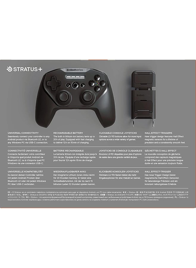 steelseries - SteelSeries Stratus+ Bluetooth Gaming controller for Android & Windows - Mobile - Hall Effect Sensors - Clickable L3/R3 - Image 1