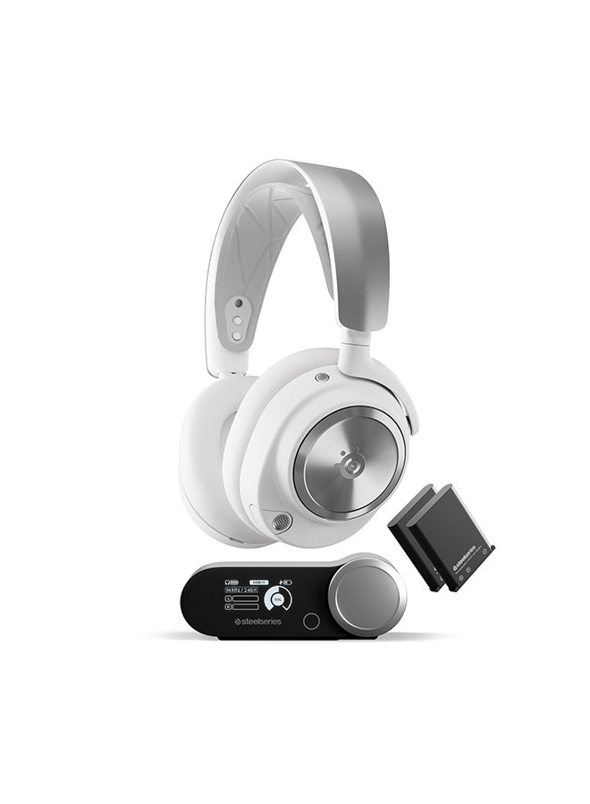 SteelSeries Arctis Nova Pro Wireless Gaming Headset - White - Image 1