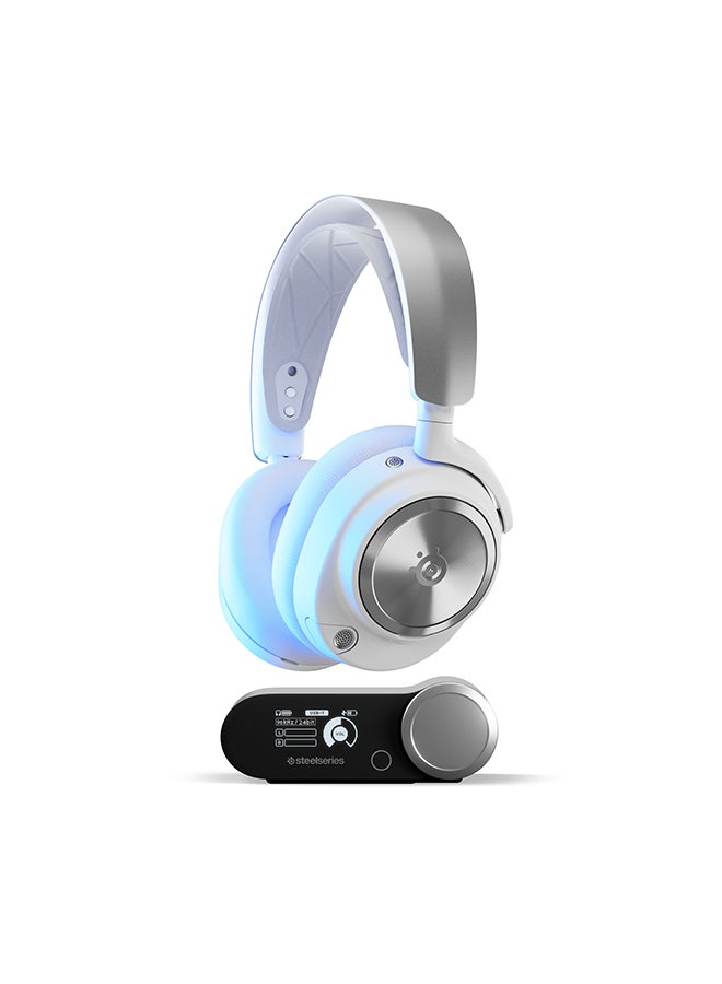 ستيل سيريز SteelSeries Arctis Nova Pro Wireless Gaming Headset - PlayStation White  - Image 1