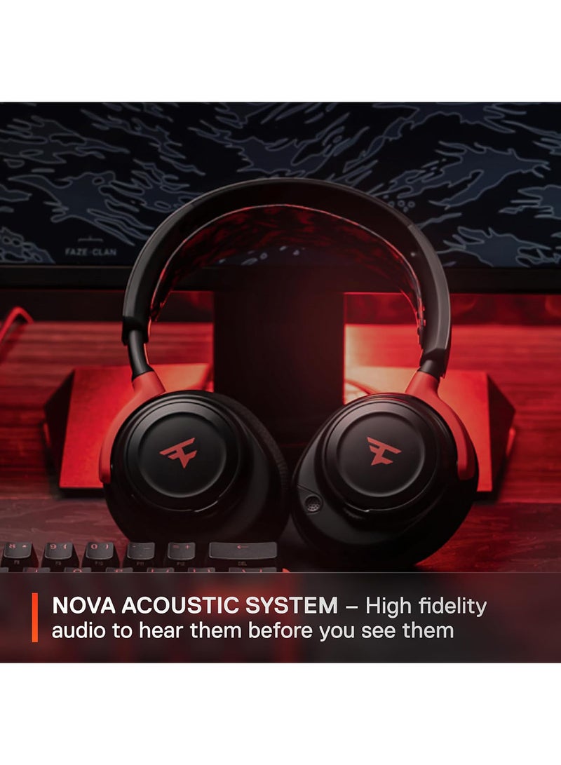 steelseries Arctis Nova 7 FaZe Clan Edition Multi-System Gaming & Mobile Headset, 40mm Neodymium Drivers, ClearCast Gen2 Retractable Boom, Wide Compatibility, Black | 61556 - Image 5