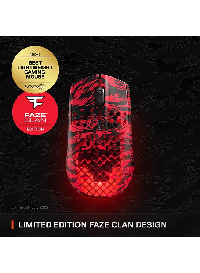 ستيل سيريز SteelSeries Aerox 3 Wireless Gaming Mouse - Faze Clan Edition  - Image 3