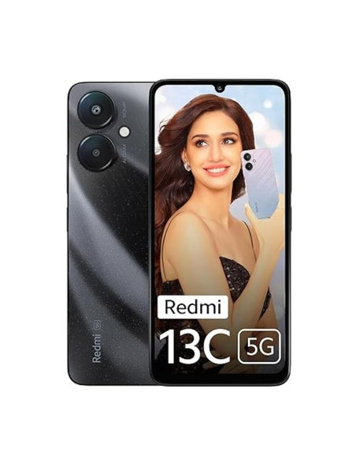 Redmi 13C 5G (6GB RAM, 128GB Storage)| MediaTek Dimensity 6100+ 5G | 90Hz Display Starlight Black