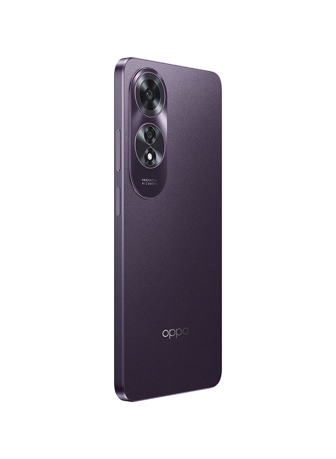 OPPO - A60 Dual SIM 8GB RAM 256GB Midnight Purple - Middle East Version - Image 1