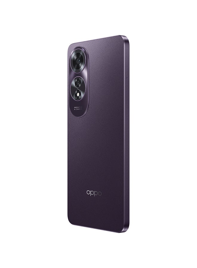OPPO - A60 Dual SIM 8GB RAM 256GB Midnight Purple - Middle East Version - Image 1