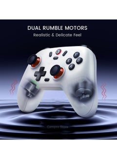 جيم سير Nova Lite 2.4g Wireless Controller for Windows PC, iPhone, Android, Switch Steam Deck, Bluetooth Controller Gamepad with Hall Effect Trigger,Turbo,Rumble Vibration (Nova Lite(Purple))  - Image 5