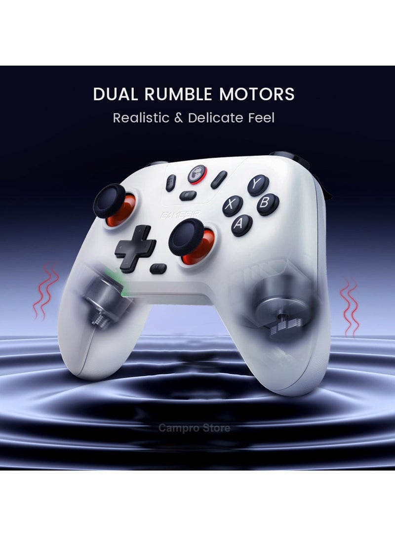 جيم سير - Nova Lite 2.4g Wireless Controller for Windows PC, iPhone, Android, Switch Steam Deck, Bluetooth Controller Gamepad with Hall Effect Trigger,Turbo,Rumble Vibration (Nova Lite(Purple)) - Image 1
