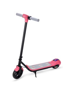 Kidle Pink Electric Scooter, Folding Bluetooth Lighted Scooter, LED Display, 6.5 inches, Solid Tyres, Three Speed Modes, 8km Range, Max 220kg  - Image 1