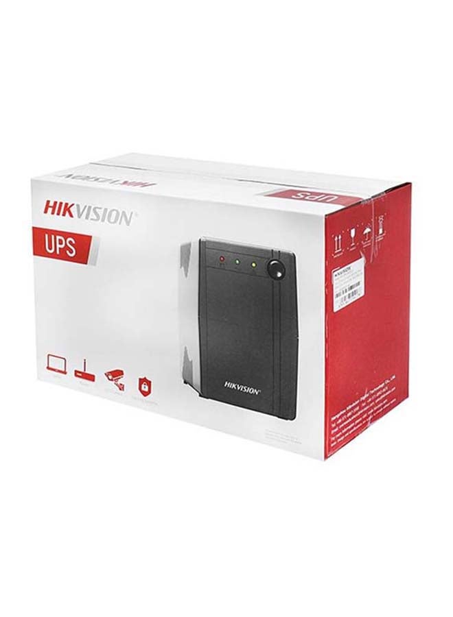 HIKVISION - DS-UPS1000 1000W UPS Mini Uninterruptible Power Supply 1000VA, Compact Size, Excellent Microprocessor Control Guarantees High Reliability Low Price Black - Image 1