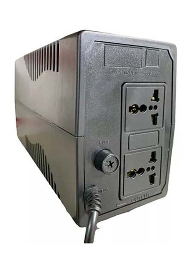 HIKVISION - DS-UPS1000 1000W UPS Mini Uninterruptible Power Supply 1000VA, Compact Size, Excellent Microprocessor Control Guarantees High Reliability Low Price Black - Image 1