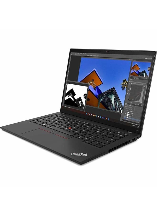 لينوفو - كمبيوتر محمول ThinkPad T14 Gen 4 بشاشة مقاس 14 بوصة، ومعالج Core i7-1355U/ذاكرة وصول عشوائي سعة 16 جيجابايت/محرك أقراص SSD سعة 512 جيجابايت/بطاقة رسومات Intel Iris Xe/نافذة 11 - Image 1