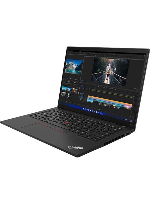 ThinkPad T14 Gen 4 (Upgraded Version) Laptop With 14-Inch Display, Core i5-1335U Processor/16GB RAM/512GB SSD/Intel Iris Xe Graphics/Window 11 Pro English Thunder Black