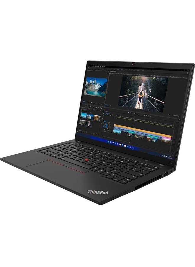 Lenovo - ThinkPad T14 Gen 4 (Upgraded Version) Laptop With 14-Inch Display, Core i5-1335U Processor/16GB RAM/512GB SSD/Intel Iris Xe Graphics/Window 11 Pro English Thunder Black - Image 1